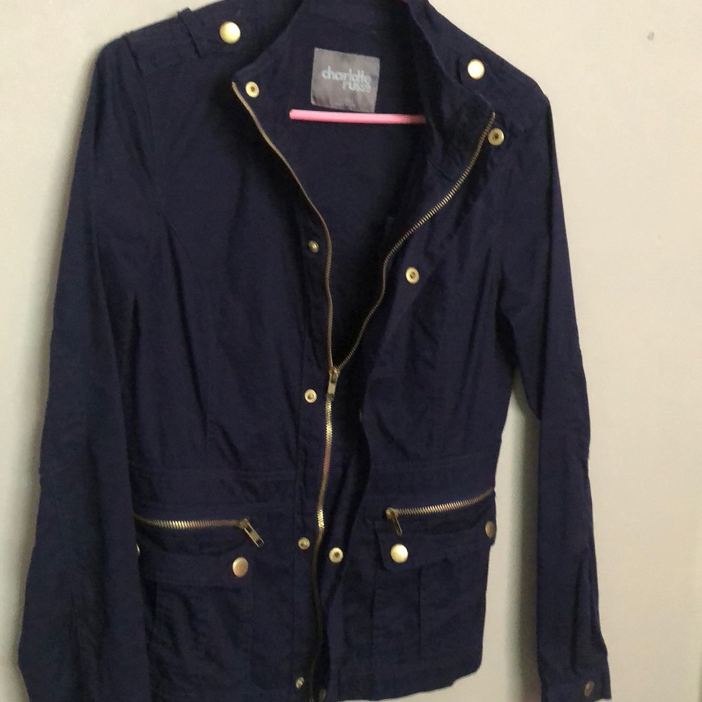 Charlotte Russe Navy Blue Jacket